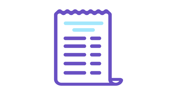 Receipt icon